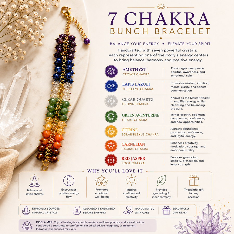 7 Chakra Bunch Bracelet