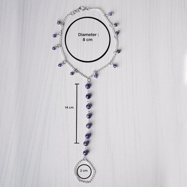 Amethyst Anklet Toe Anklet