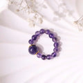 Amethyst Beads Ring