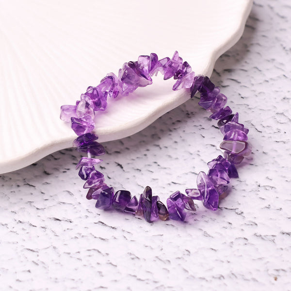 Amethyst Chips Bracelet