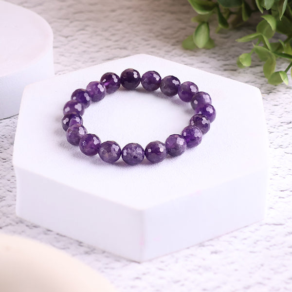 Amethyst Faceted Bracelet