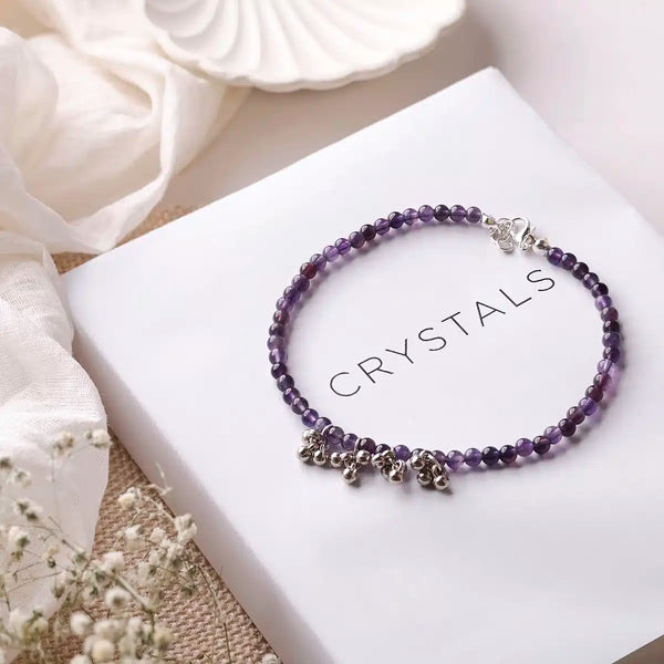 Amethyst Leg Foot Anklet