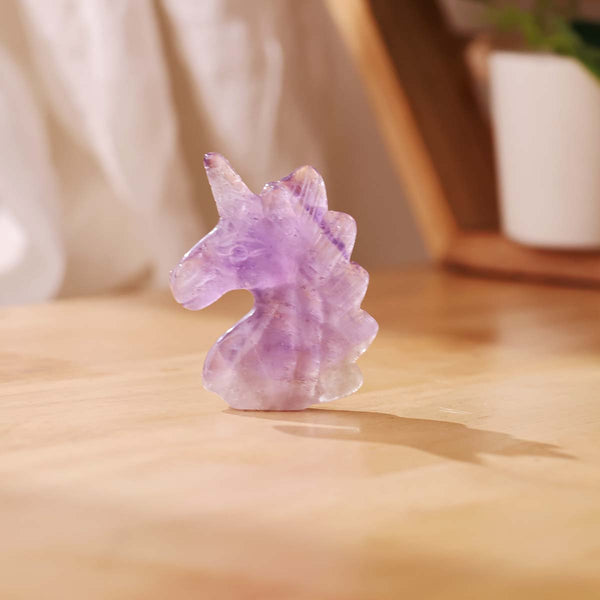 Amethyst Unicorn 2.5 Inch