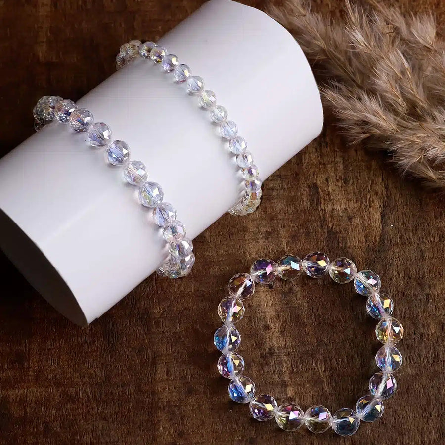 Angel Aura Quartz Faceted Bracelet