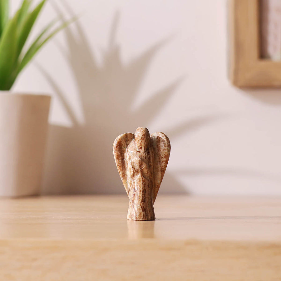 Banded Aragonite Angel 1 Inch