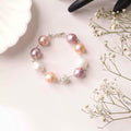 Baroque Pearl Necklace Silver