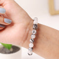 Black Rutile Buddha Bracelet 8mm