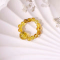 Citrine Beads Ring
