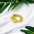 Citrine Beads Ring