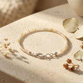Citrine Faceted Chain Bracelet 2 MM