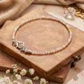 Citrine Faceted Chain Bracelet 2 MM