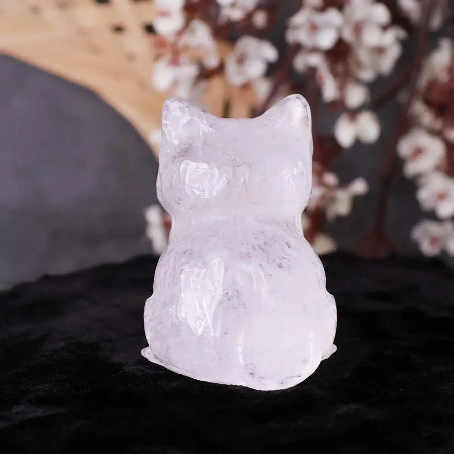 Clear quartz Cat