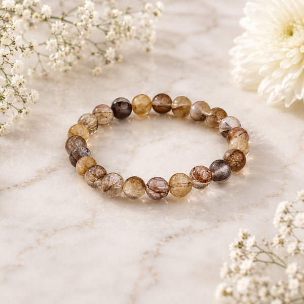 Dendrite in Golden Healer Bracelet