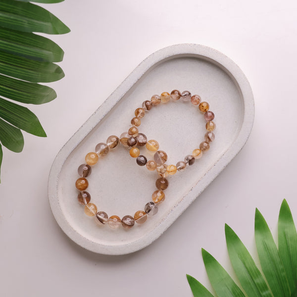 Dendrite in Golden Healer Bracelet