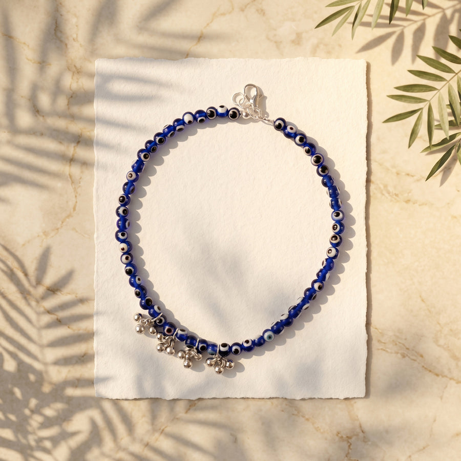 Evil Eye Anklet 4mm