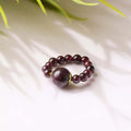 Garnet Beads Ring