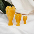 Golden Quartz Carved Angel