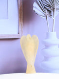 Golden Quartz Carved Angel