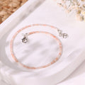 Golden Sunstone Faceted Anklet 2 mm