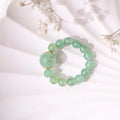 Green Aventurine Beads Ring