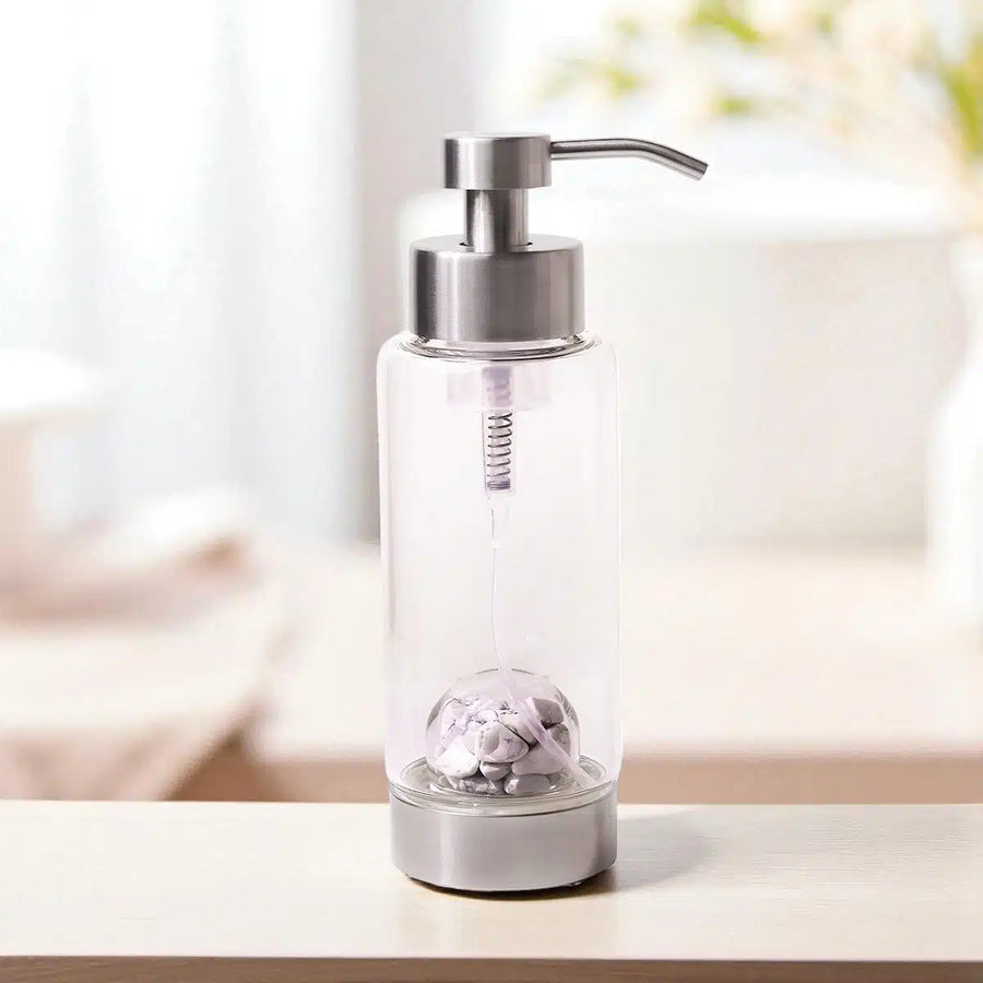 Howlite Hand Wash Glass Bottle