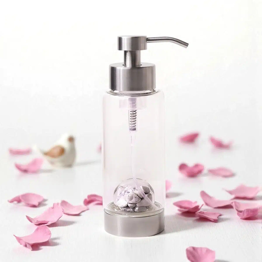 Howlite Hand Wash Glass Bottle
