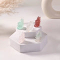 Multi Fluorite Angel Fairy Carved