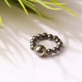 Pyrite Beads Ring