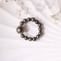 Pyrite Beads Ring