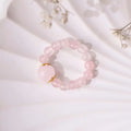 Rose Quartz Beads Ring