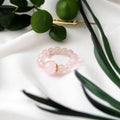 Rose Quartz Beads Ring