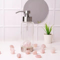 Rose Quartz Hand Wash Glass Bottle