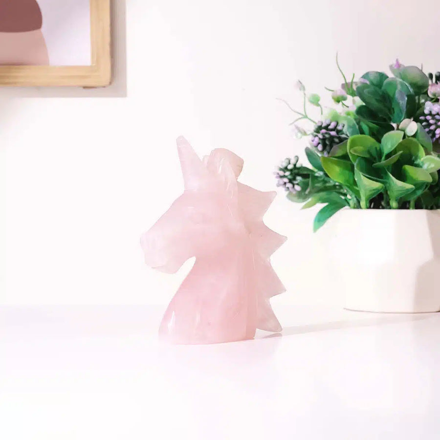 Rose Quartz Unicorn