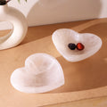 Selenite Heart Bowl Big