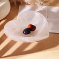 Selenite Heart Bowl Big