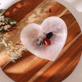 Selenite Heart Bowl Big