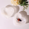 Selenite Heart Bowl Big