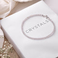 Smokey Quartz Faceted Anklet 2 mm