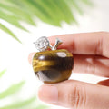 Tiger Eye Crystal Apple for Home Decoration