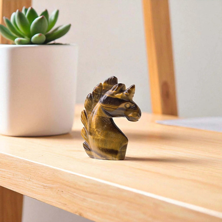 Tiger Eye Small Unicorn