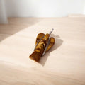 Tiger Eye Wire-Wrapped Angel Pendant