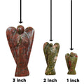 Unakite Stone Carved Angel