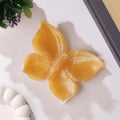 Yellow Calcite Butterfly Bowl