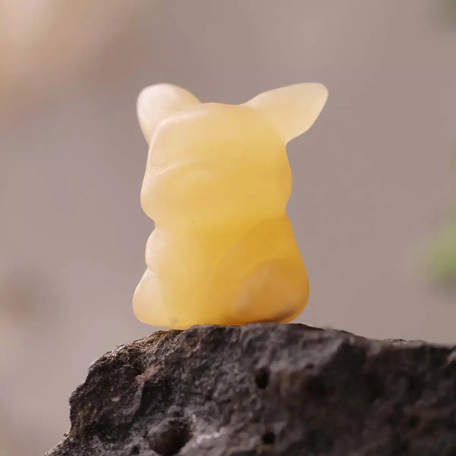 Yellow Calcite Pikachu